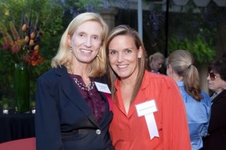 Kimberley Yates and Dr. Kari Nadeau, during a fundraising event for food allergy research at Stanford